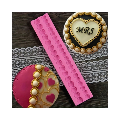 silicone mould - pearl necklace