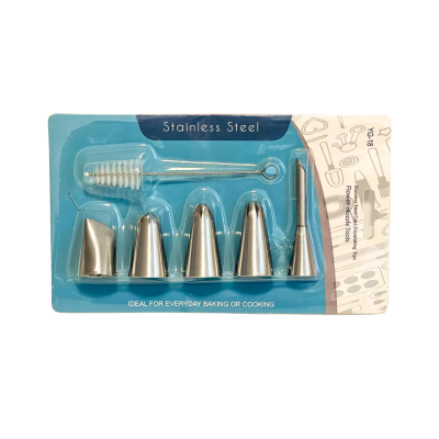 Icing Tip Set | Piping Nozzle (6pcs)