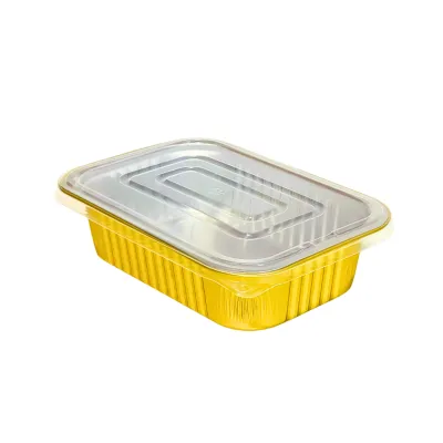 aluminum food container, rectangle