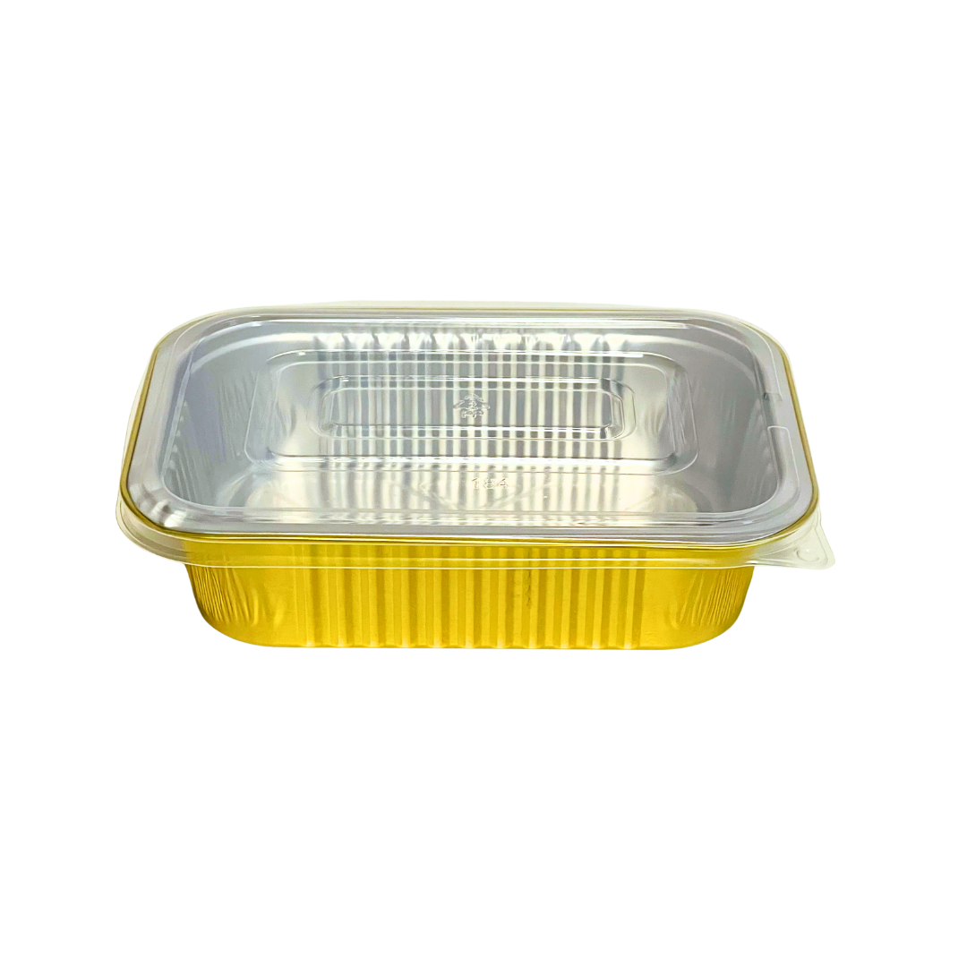 Aluminum Food Container with Lid (2200ml) – 5pcs - Bakers Box ME Aluminum Food Container with Lid (2200ml) - 5pcs - Image 3