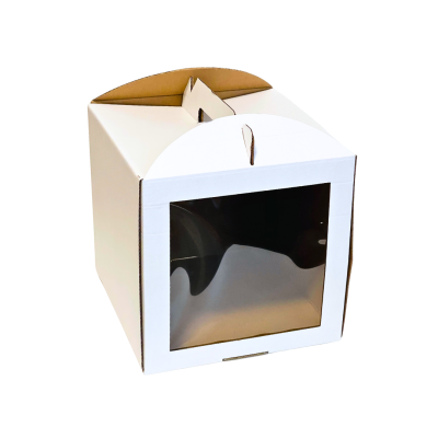 heavy duty tall cake box with handle
