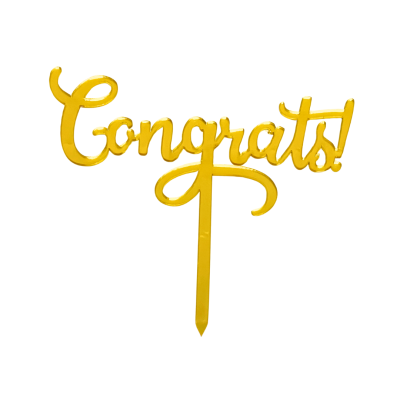 Cake Topper - Congrats
