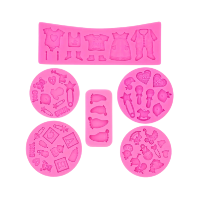 silicone mould baby stuff set