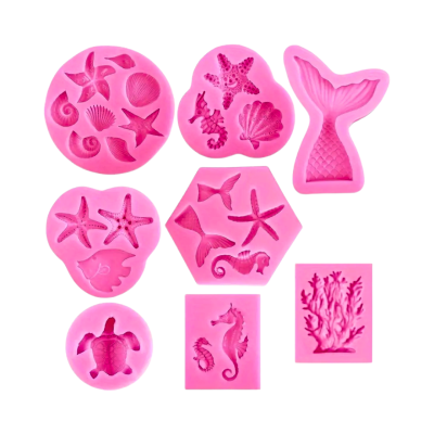 Silicone Mould - Sea World Set