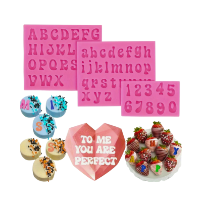 silicone mold - alphabet