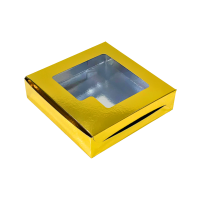 15cm pastry box gold