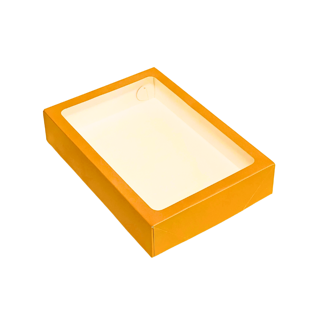 Pastry Box (25.5x18x5cm) Egg Yellow - Bakers Box ME egg yellow 25in